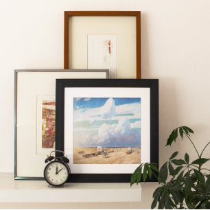 Westerne cowboys, afgedekt door Wyeth Poster