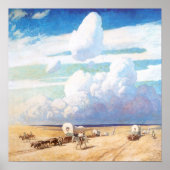  Westerne cowboys, afgedekt door Wyeth Poster (Voorkant)