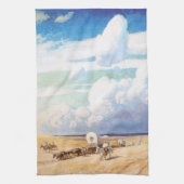  Westerne cowboys, afgedekt door Wyeth Theedoek (Verticaal)