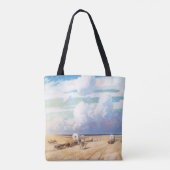  Westerne cowboys, afgedekt door Wyeth Tote Bag (Achterkant)