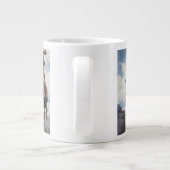  Westerne cowboys, Bucking by NC Wyeth Grote Koffiekop (Achterkant)