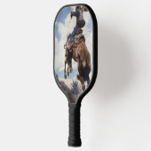  Westerne cowboys, Bucking by NC Wyeth Pickleball Paddle (Links)