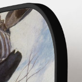  Westerne cowboys, Bucking by NC Wyeth Pickleball Paddle (Links Detail)