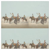  Westerne cowboys Bucking Horses Fabric Stof (Swatch)