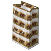 Westerne Cowboys Gift Bag Klein Cadeauzakje (Achterkant Gekanteld)