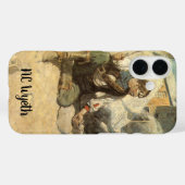  Westerne cowboys, Hopby NC Wyeth Case-Mate iPhone Case (Achterkant (horizontaal))