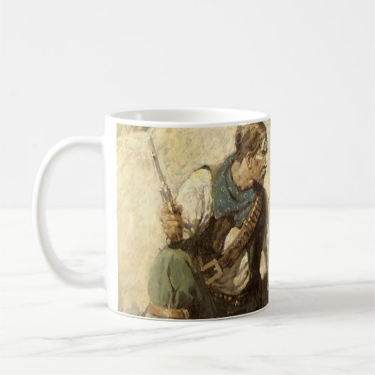  Westerne cowboys, Hopby NC Wyeth Koffiemok (Links)