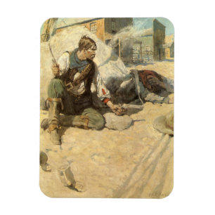 Westerne cowboys, Hopby NC Wyeth Magneet