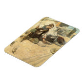  Westerne cowboys, Hopby NC Wyeth Magneet (Linkerzijde)