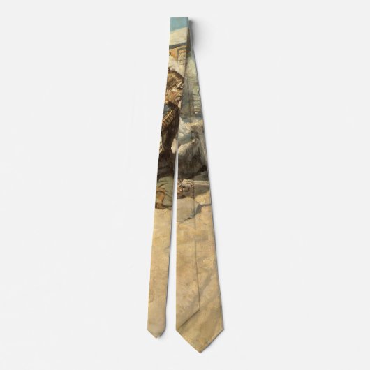 Westerne cowboys, Hopby NC Wyeth Stropdas (Achterkant)