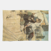 Westerne cowboys, Hopby NC Wyeth Theedoek (Horizontaal)