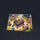 Westerne cowboys koken grillen op maat kaart<br><div class="desc">Westerne Cowboys Cooking Grilling Custom Wenskaart Personaliseer deze kaart met behulp van de personaliseer knop. De tekst kan worden gewijzigd voor de naam van de cursus,  maar ook voor de gelegenheid. Gelukkige Vaderdag,  Gefeliciteerd met pensioen etc. Bekijk meer in de Rodeo Days Store</div>