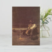  Westerne cowboys, Plains Herder by NC Wyeth (Staand voorkant)