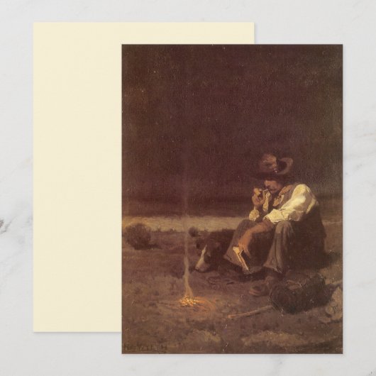 Westerne cowboys, Plains Herder by NC Wyeth (Voorkant / Achterkant)