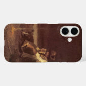  Westerne cowboys, Plains Herder by NC Wyeth Case-Mate iPhone Case (Achterkant (horizontaal))