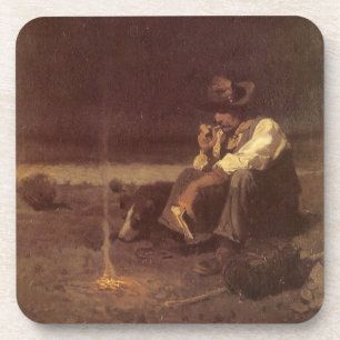 Westerne cowboys, Plains Herder by NC Wyeth Onderzetter