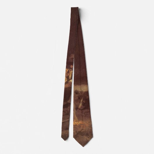  Westerne cowboys, Plains Herder by NC Wyeth Stropdas (Achterkant)