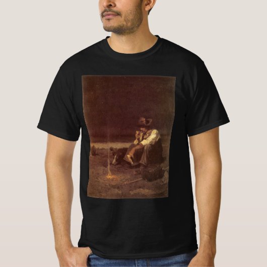  Westerne cowboys, Plains Herder by NC Wyeth T-shirt (Voorkant)