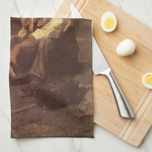 Westerne cowboys, Plains Herder by NC Wyeth Theedoek (Quarter Fold)