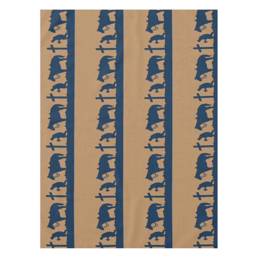Westerne cowboys Prayer Table Cloth Tafelkleed (Voorkant)