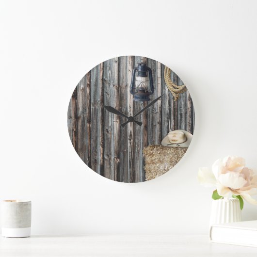 Westerne cowboyschuur grote klok (Huis)