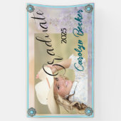 Westerne Cowgirl Afstuderen Photo Banner (Verticaal)
