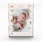 Westerne Cowgirl Baby Verticale foto Keepsake (Voorkant)