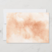 Westerne Cowgirl Bloemen Laarzen Hout Wedding Save The Date (Achterkant)