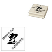 Westerne Cowgirl Boots en Pet Rubberstempel (Gestempeld)