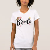 Westerne Cowgirl Brid Bachelorette T-shirt (Voorkant)
