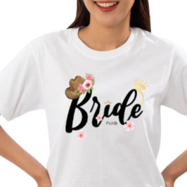 Westerne Cowgirl Brid Bachelorette T-shirt