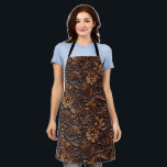 Westerne Cowgirl bruine bloemen Schort<br><div class="desc">Western cowgirl bruin bloemen bohemian</div>