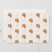 Westerne Cowgirl Eerste Rodeo Foto Verjaardag Kaart (Achterkant)