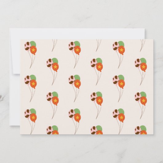 Westerne Cowgirl Eerste Rodeo Foto Verjaardag Kaart (Achterkant)