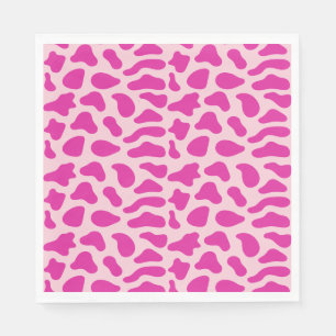 Westerne Cowgirl Eerste Rodeo Roze Meisjes Verjaar Servet