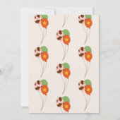 Westerne Cowgirl Eerste Rodeo Verjaardagsuitnodigi Kaart (Achterkant)