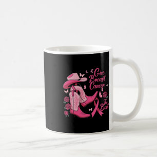 Westerne Cowgirl Geef Borstkanker De Boot Aware Koffiemok