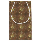 Westerne  Cowgirl Gift Bag Klein Cadeauzakje (Achterkant)