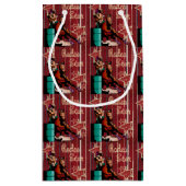 Westerne Cowgirl Gift Bag Rodeo Barrel Racer Klein Cadeauzakje (Achterkant)
