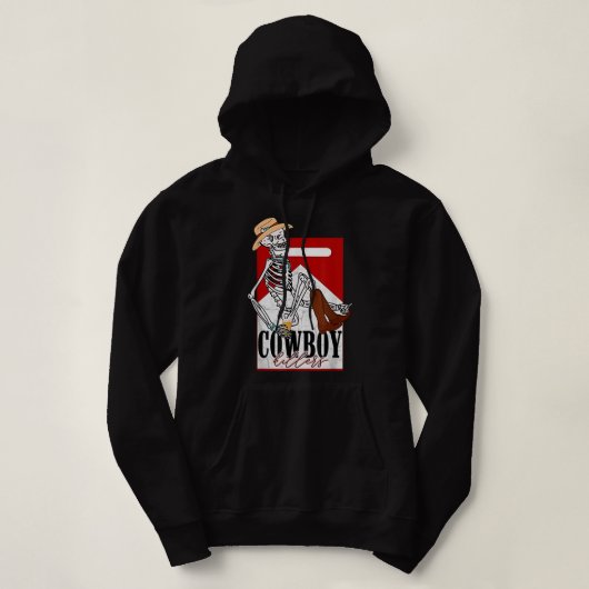 Westerne Cowgirl Horse Rodeo Punchy Cowboy Killers Hoodie (Design voorkant)