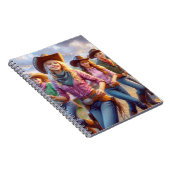 Westerne Cowgirl Line Dancing Notitieboek (Rechterzijde)