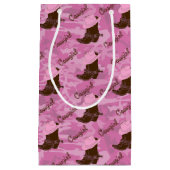 Westerne Cowgirl Pet en Boots Print Cadezak Klein Cadeauzakje (Voorkant)