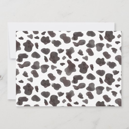 Westerne Cowgirl Pink Bow Verjaardag Fotouitnodigi Bedankkaart (Achterkant)