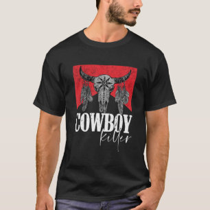 Westerne Cowgirl  Punchy Cowboy Killers Bull T-shirt