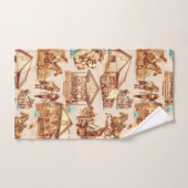 Westerne Cowgirl Ranch Horse Scènes Bad Handdoek (Handdoek)