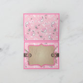 Westerne Cowgirl Rocking Horse Bandanna Bedankt (Binnen)