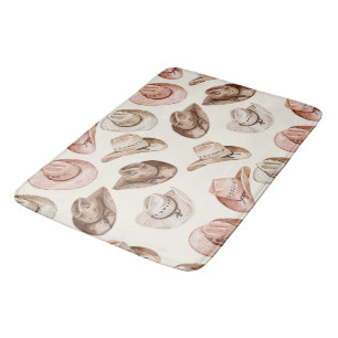 Westerne Cowgirl Roze Bruine Petten Badmat