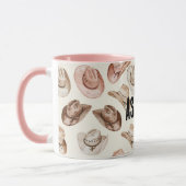 Westerne Cowgirl Roze Bruine Petten Mok (Links)