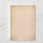 Westerne Cowgirl Verjaardagsfeestje Dank je kaart (Achterkant)