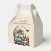 Westerne Cowgirl Verjaardagsfeestje Favor Box Bedankdoosjes (Achterkant)